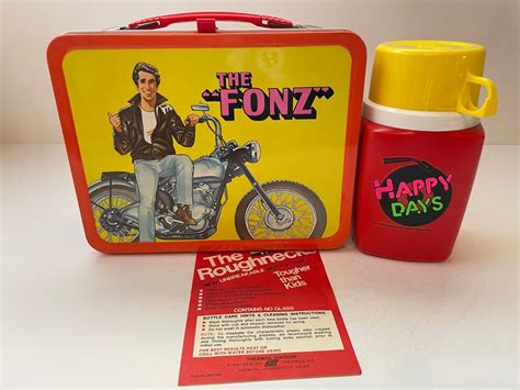 Vintage Happy Days / the Fonz Metal LUNCHBOX 1976 Henry 